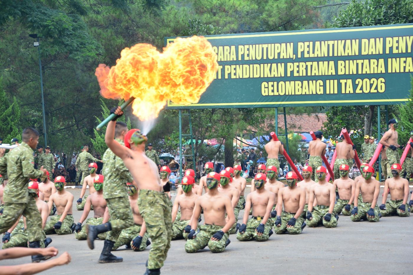 282 BINTARA INFANTERI DI RINDAM III/SLW RESMI DILANTIK, SIAP MENGABDI KEPADA BANGSA