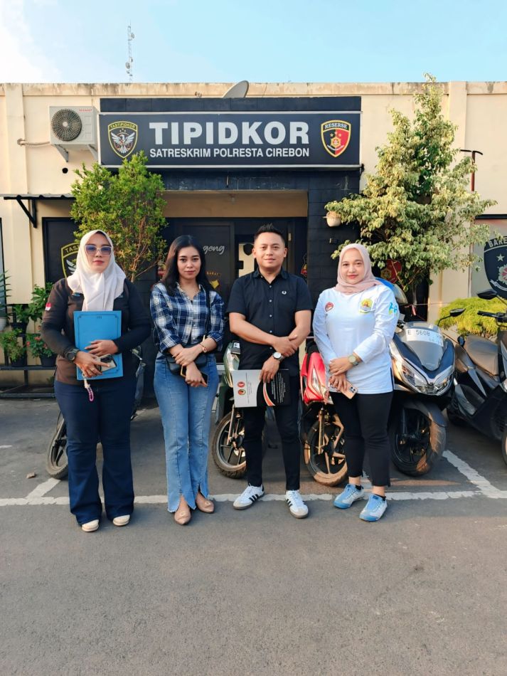 Akibat Janji Manis, Korban Penganiayaan Berulang di Cirebon, Adi Law Office & Partners Berserta UPTD PPA Resmi Laporkan RF Ke Polresta Cirebon