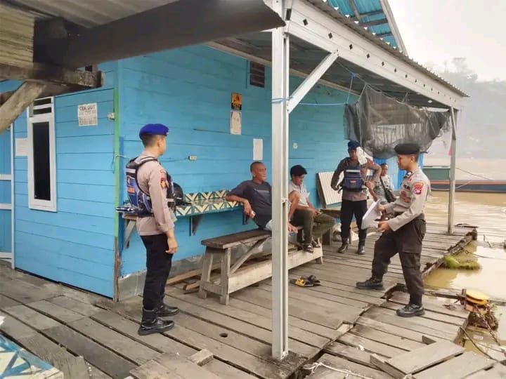 Antisipasi Bahaya Elnino  Polres Barut Edukasikan  Melewati Satpol Airud