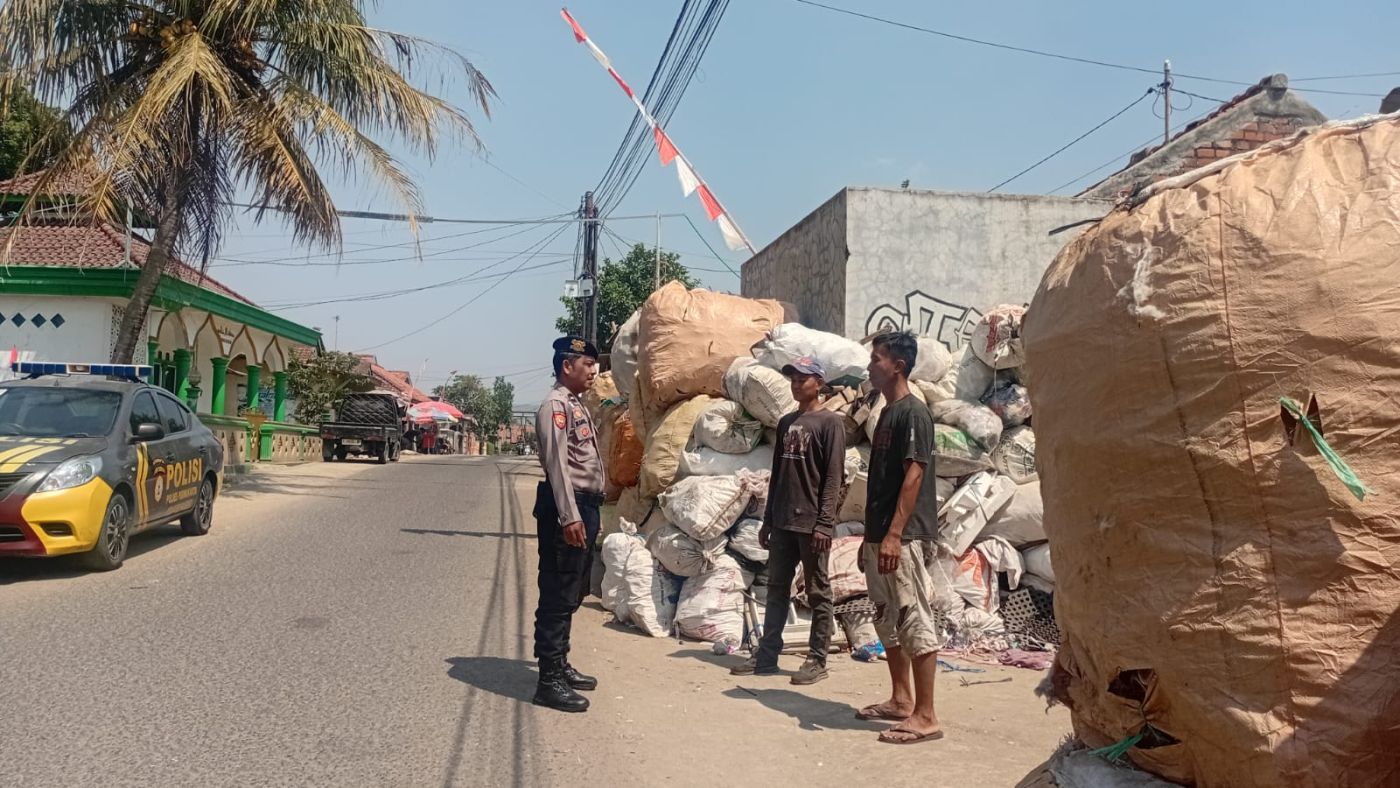 Antisipasi Kemarau Panjang, Polsek Plered Ingatkan Warga Waspadai Kebakaran