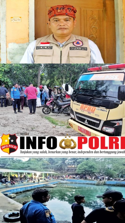 BPBD Kabupaten Simalungun Turunkan Personel Bantu Cari Warga Yang Hilang di Sungai Lobang