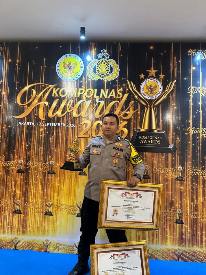 *Bripka Sony Ikhwandi Raih Nominasi Terbaik Kompolnas Award 2026 Kategori Prosperity*