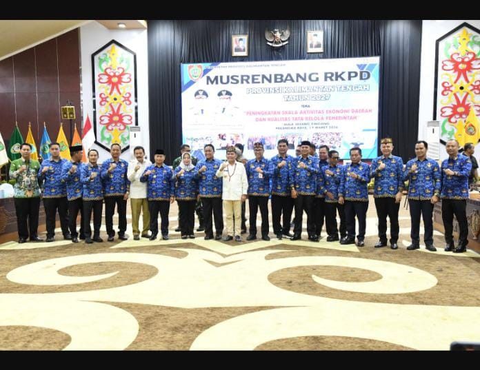 Bupati Barsel Eddy Raya Samsuri Hadiri Musrenbang RKPD Kalteng Tahun 2027 di Palangka Raya