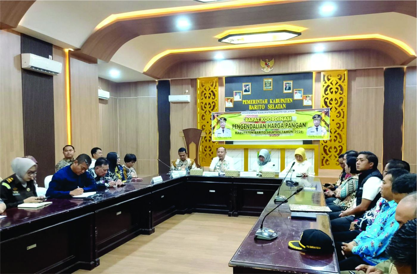 Bupati Barsel Eddy Raya Samsuri Resmi Buka Pengendalian Harga Pangan 2026