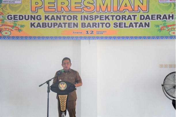 Bupati Barsel Resmikan Gedung Kantor Inspektorat Daerah, Didampingi Ketua TP PKK dan Wabup