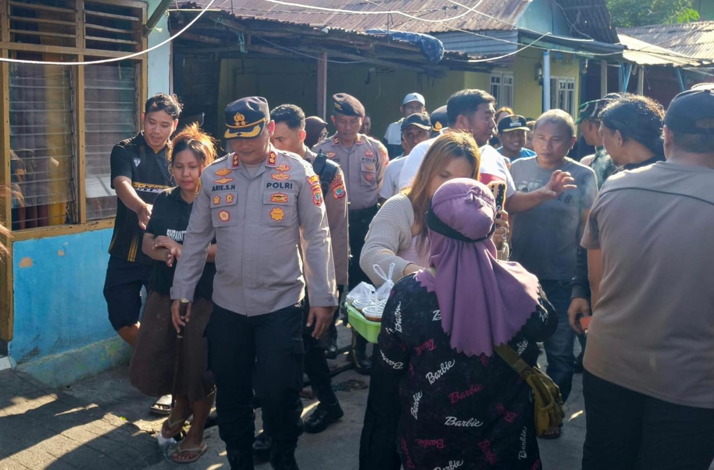 Cegah Konflik Meluas, Kapolres Bitung Temui Dua Kelompok Warga Pasar Tua & Kombos