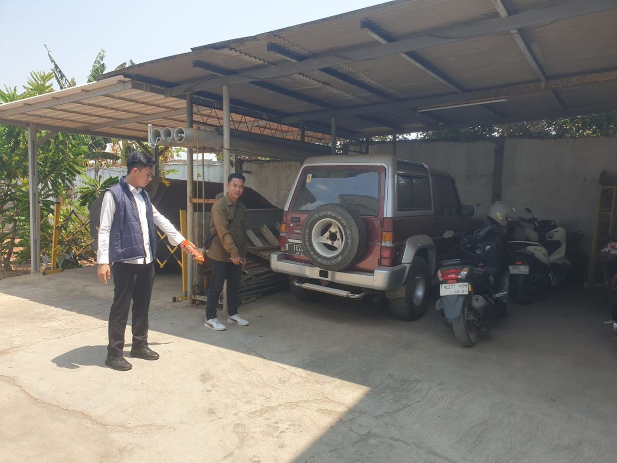 Curanmor di Kontrakan Warga, Piket Sat Reskrim Polres Purwakarta Lakukan Cek TKP