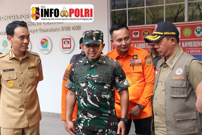 Danrem 044/Gapo Cek Posko Karhutla, Pastikan Kesiapan Pasukan Hadapi Titik Api