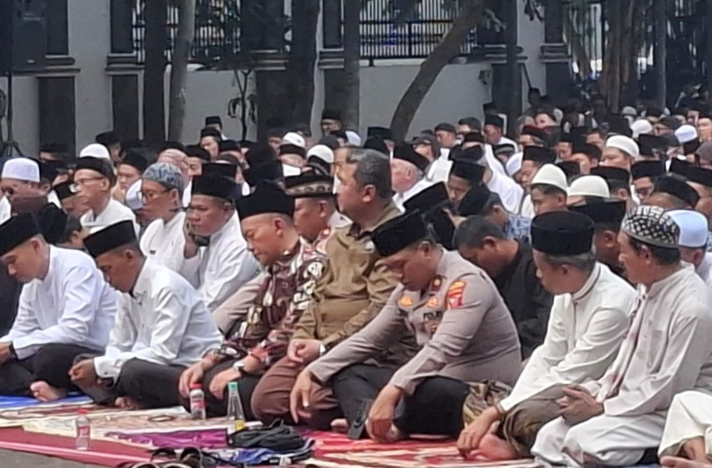Di Tengah Kemarau Panjang, Polres Purwakarta Kawal Shalat Istisqa Bersama Masyarakat