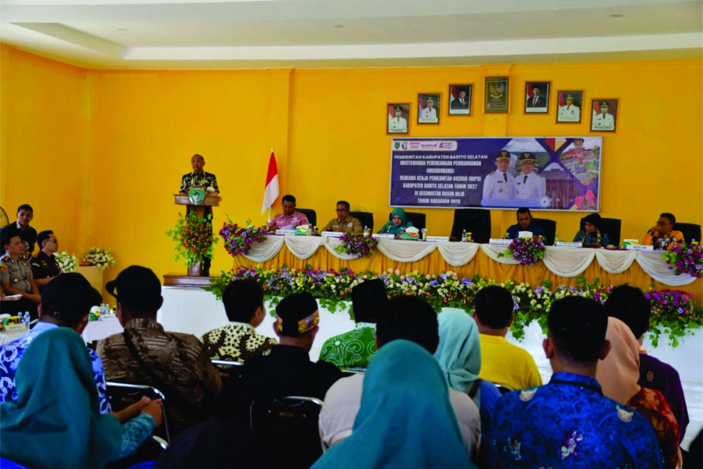 Estafet Musrenbang RKPD Barsel 2027 Kini Sasar Kecamatan Dusun Hilir