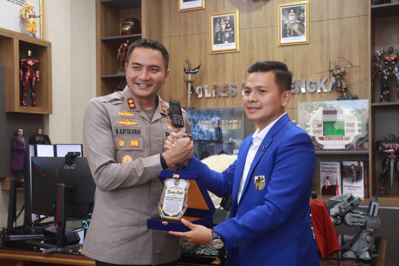 Gandeng Pemuda Jaga Kondusifitas Daerah, Kapolres Majalengka Terima Silaturahmi KNPI Majalengka