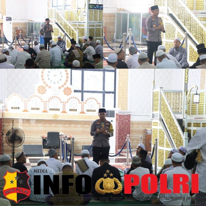 *Jumat Keliling, Kapolres Ketapang Bersama PJU Dan Kapolsek Jajaran Pererat Silaturahmi Dengan Masyarakat*