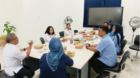 Kadis KominfoSP Barsel Markani Terima Kunjungan Kepala LPP RRI Palangka Raya di Buntok
