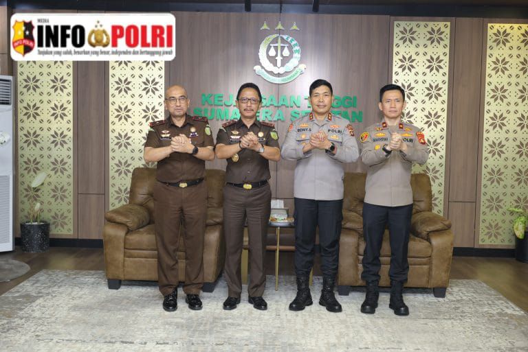 Kapolda Sumsel Kunjungi Kejati, Perkuat Kolaborasi Penegakan Hukum di Sumatera Selatan