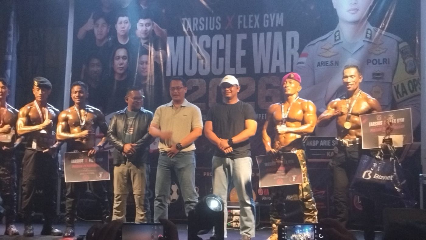 Kapolres Bitung Buka Tarsius X Flex GYM Muscle War 2026, Dorong Generasi Muda Berprestasi dan Jauhi Narkoba