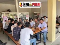 Kapolres OKI gelar Coffee Morning, Hadirkan Tim Gegana Brimob Mabes Polri untuk Perkuat Penanganan Karhutla