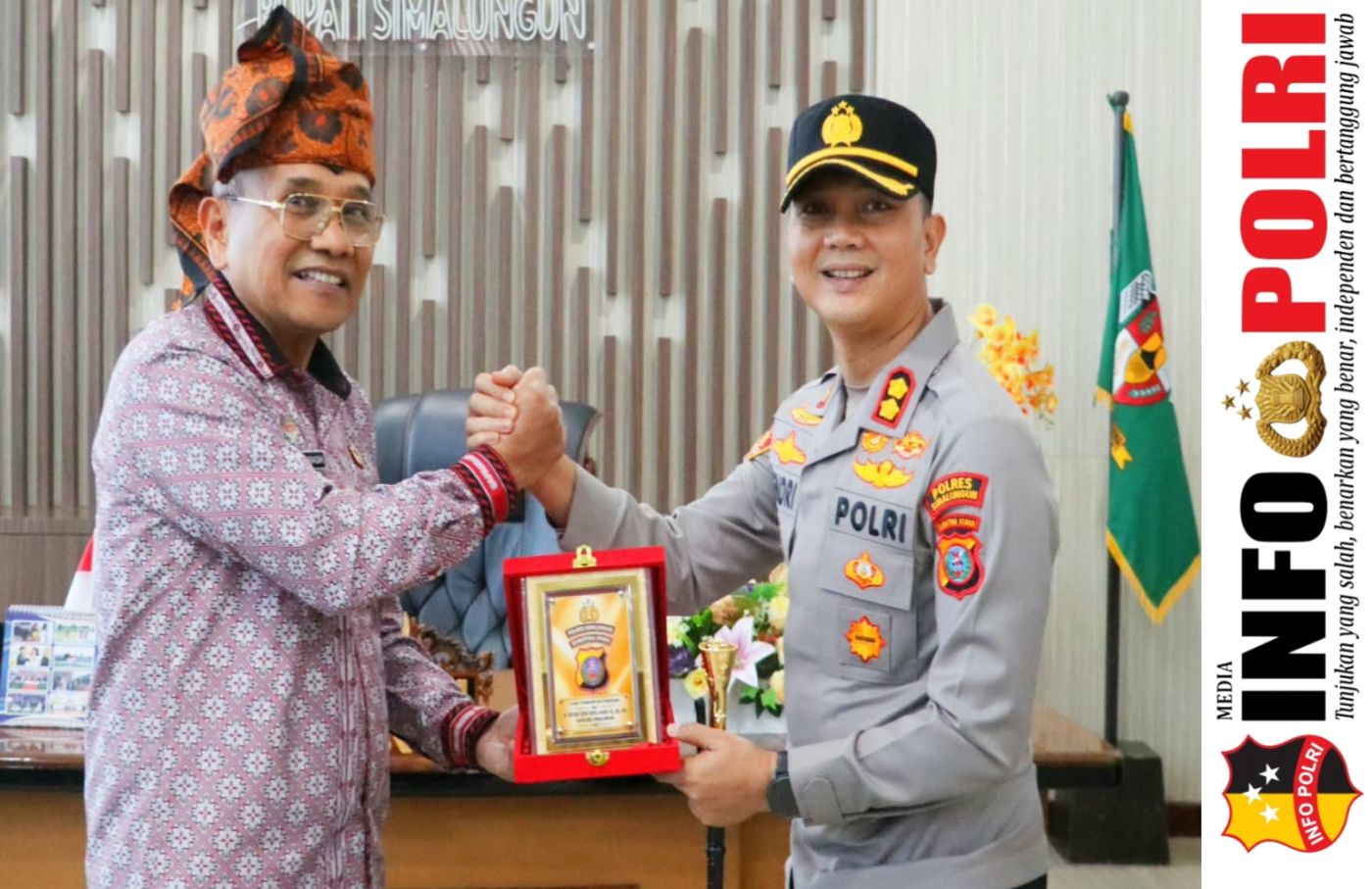 Kapolres Simalungun Sambangi Bupati, Perkuat Sinergi Jaga Kamtibmas dan Pelayanan Publik