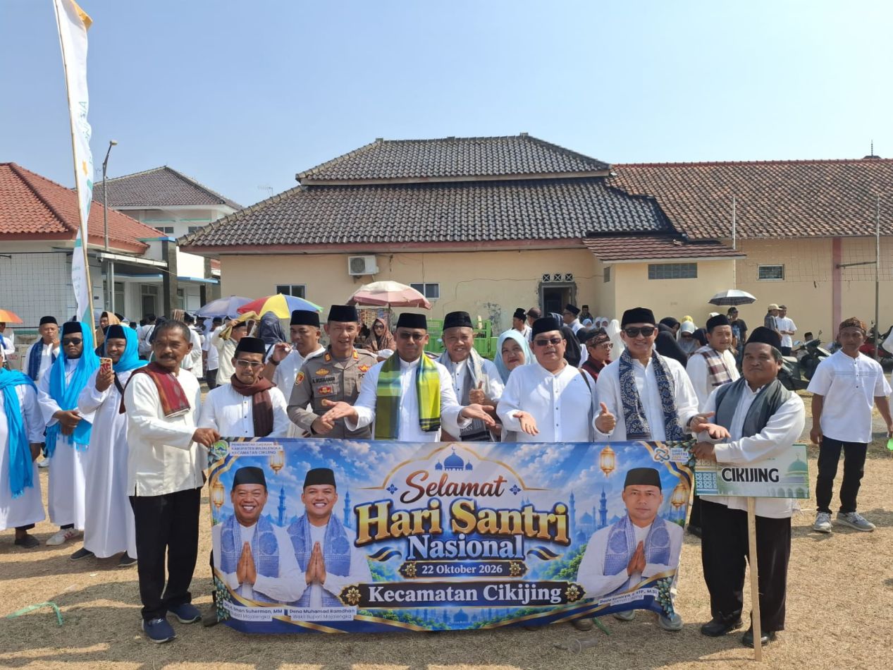 Kapolsek Cikijing Hadiri Peringatan Hari Santri Nasional 2026, Perkuat Sinergi dengan Ulama dan Santri