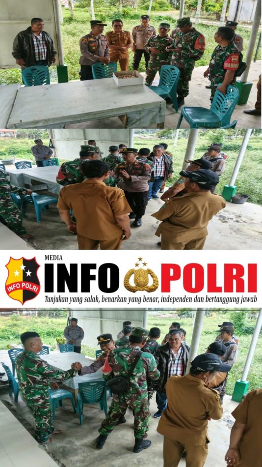 *Kapolsek dan Camat Dolok Pardamean Antar Kue Ulang Tahun ke Koramil 15/SPA, Soliditas TNI-Polri dan Pemda Dijaga di HUT TNI Ke-81*