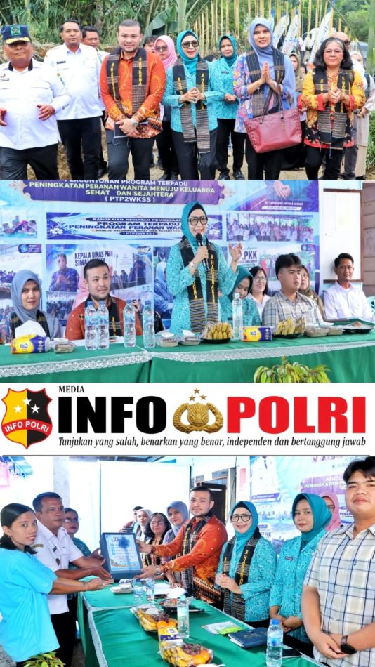 Ketua TP PKK Simalungun Sambut Hangat Tim Evaluasi Nagori Percontohan PTP2WKSS Provinsi Sumatera Utara