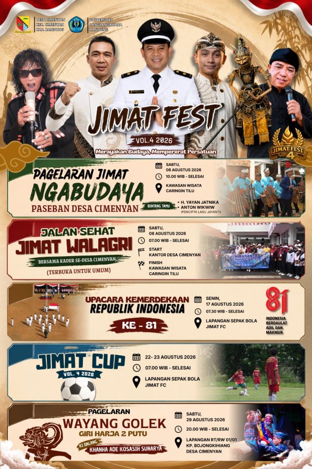 Malam puncak Jimat Fest Vol. 04 yang dikemas dalam Jimat Ngabudaya mempererat persatuan