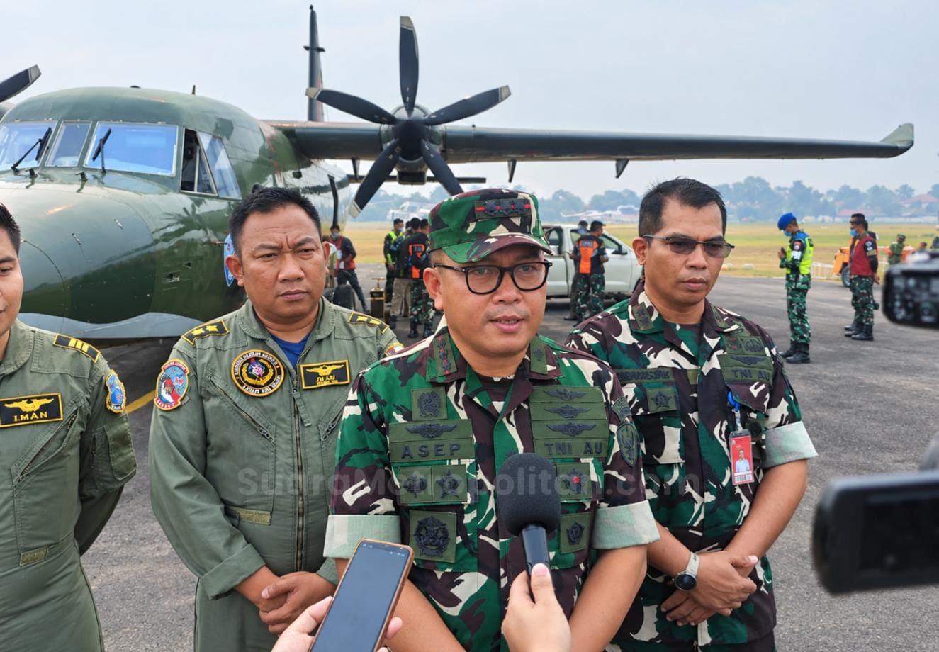Operasi Dry Ice Berlanjut, TNI AU Berupaya Pulihkan Jarak Pandang di Palembang