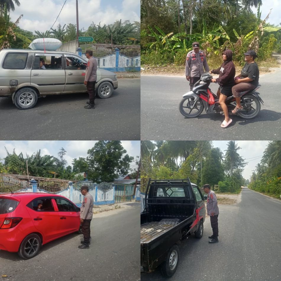 Patroli kryd Polsek Lirung Pastikan Wilayah Aman dan Kondusif