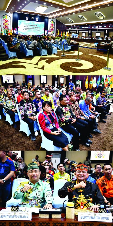 Pemerintah Kabupaten Barito Selatan Hadiri Rapat Evaluasi Pencegahan dan Penanganan Karhutla di Provinsi Kalimantan Tengah