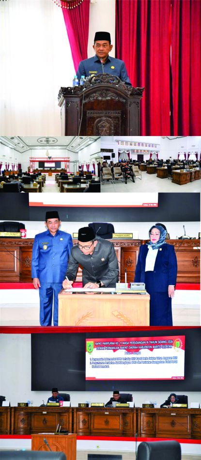 Pemkab Barito Selatan Hadiri Rapat Paripurna ke-11 Masa Persidangan III Tahun Sidang 2026 DPRD Barsel