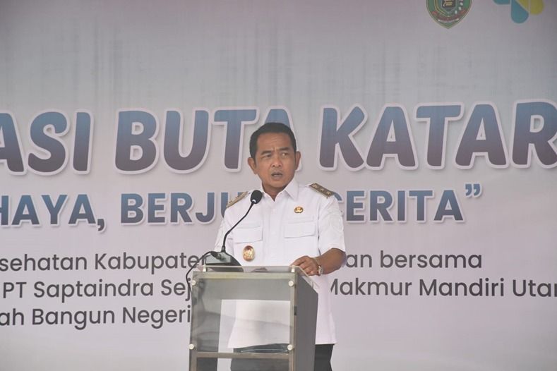 Pemkab Barsel dan PT Adaro Indonesia Gelar Operasi Katarak Gratis bagi Masyarakat
