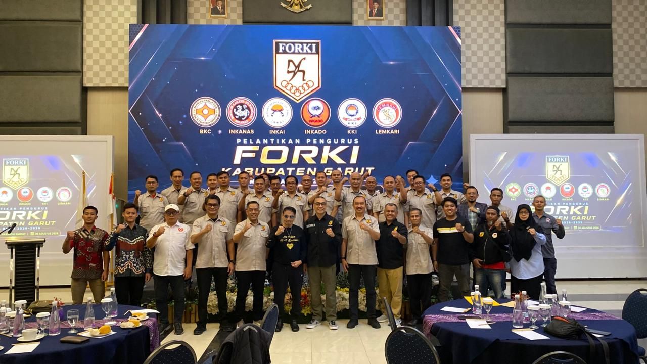 Pengurus FORKI Garut 2026–2030 Resmi Dilantik, Siap Hadapi Porprov