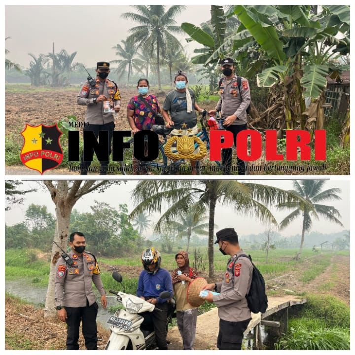 Perkuat Pencegahan Karhutla, Polda Kalbar Edukasi Masyarakat Bahaya Pembakaran Lahan