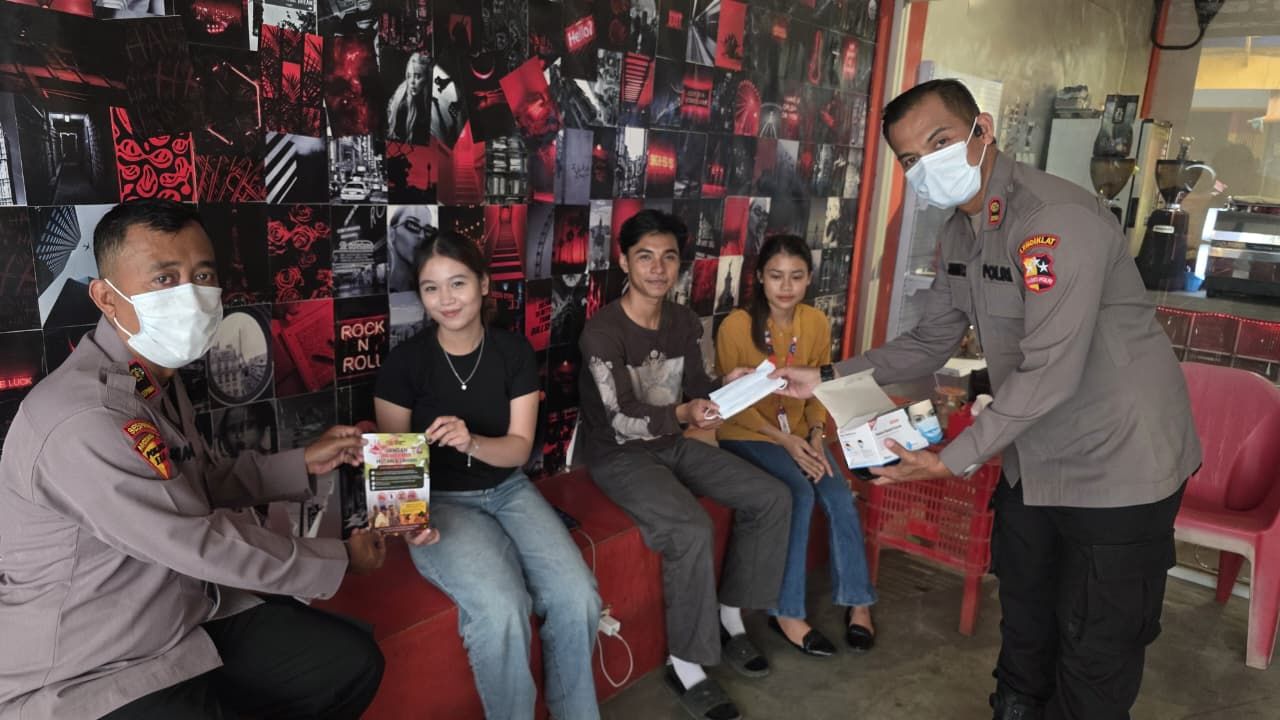 Polres Barito Utara Dampingi Serdik Sespimma Gelar Edukasi dan Pendampingan Psikologis Terdampak Karhutla