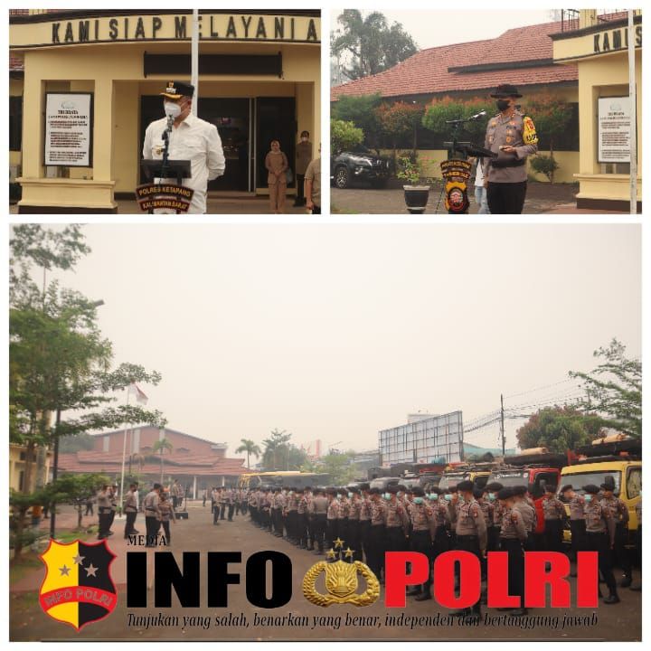 Polres Ketapang Memberangkatkan 300 Personel BKO gelombang ketiga, Perkuat Penanggulangan Karhutla*