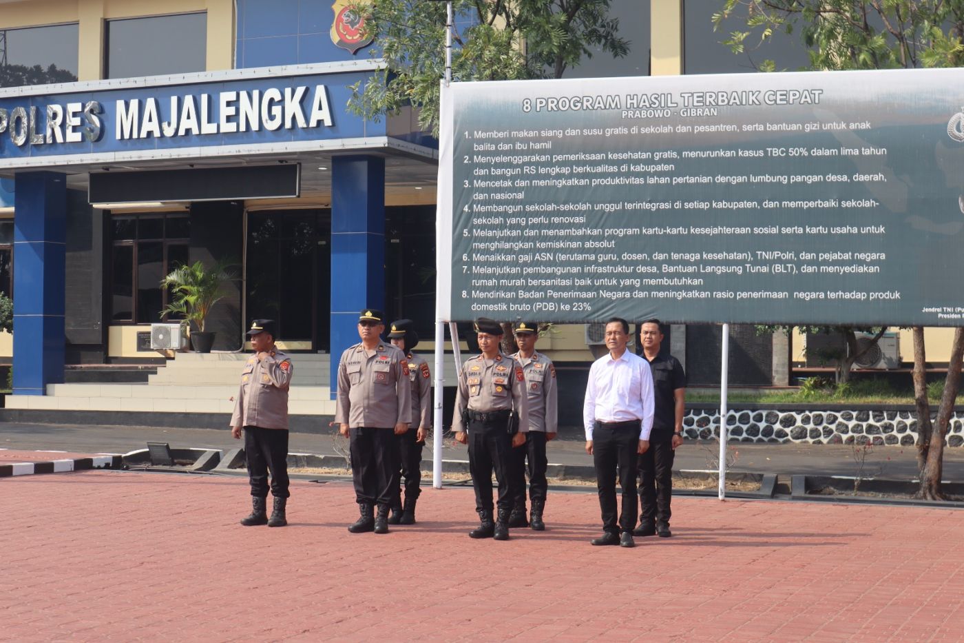 Polres Majalengka Gelar Apel Pagi, Personel Diingatkan untuk Semangat dalam Melaksanakan Tugas
