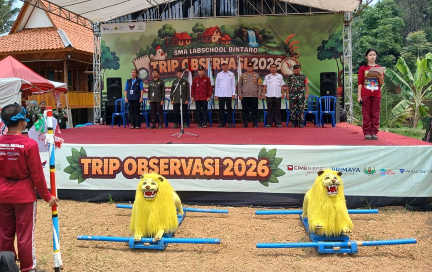 Polsek Wanayasa Dukung Trip Observasi SMA Labschool Bintaro, Pelajar Belajar Langsung dari Kehidupan Masyarakat