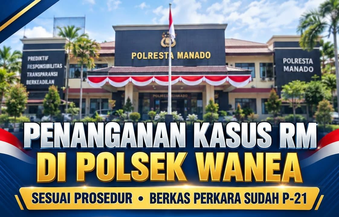 Polsek Wanea Tegaskan Penanganan Perkara Ririn Kumu Sesuai Prosedur Hukum