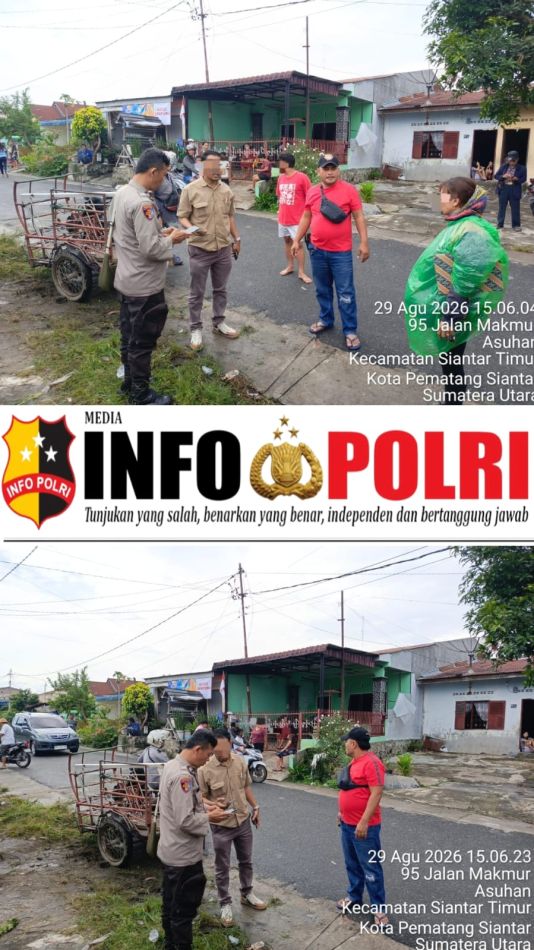 Respons Cepat Call Center 110, Polsek Siantar Timur Tindaklanjuti Laporan Keributan