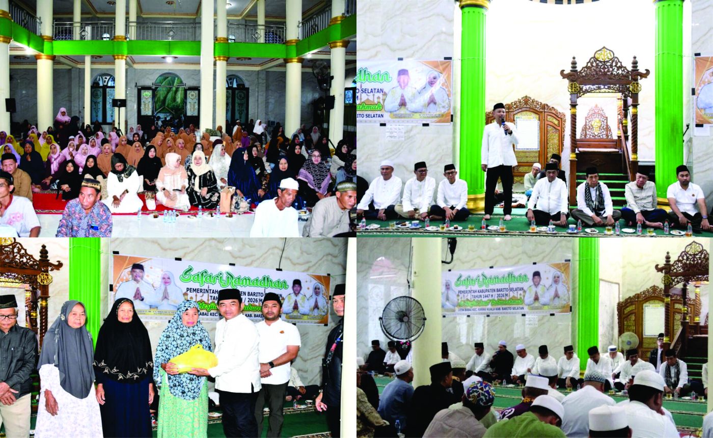 Safari Ramadhan di Masjid Babburahman, Bupati Barsel Ajak Masyarakat Tingkatkan Ketakwaan