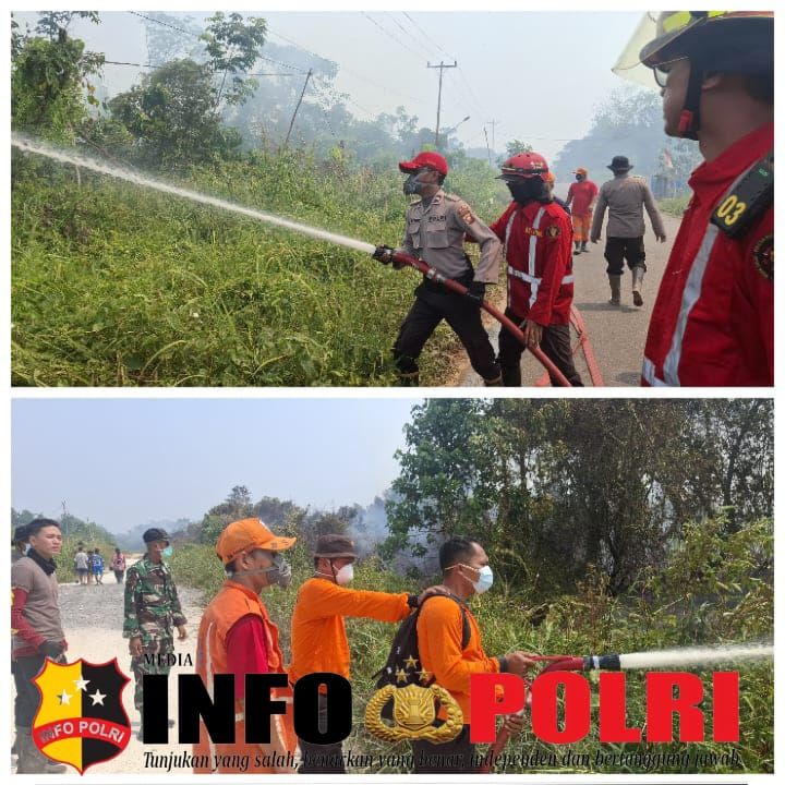 Satgas Penanganan Karhutla Berjibaku di Jalan Sirtu