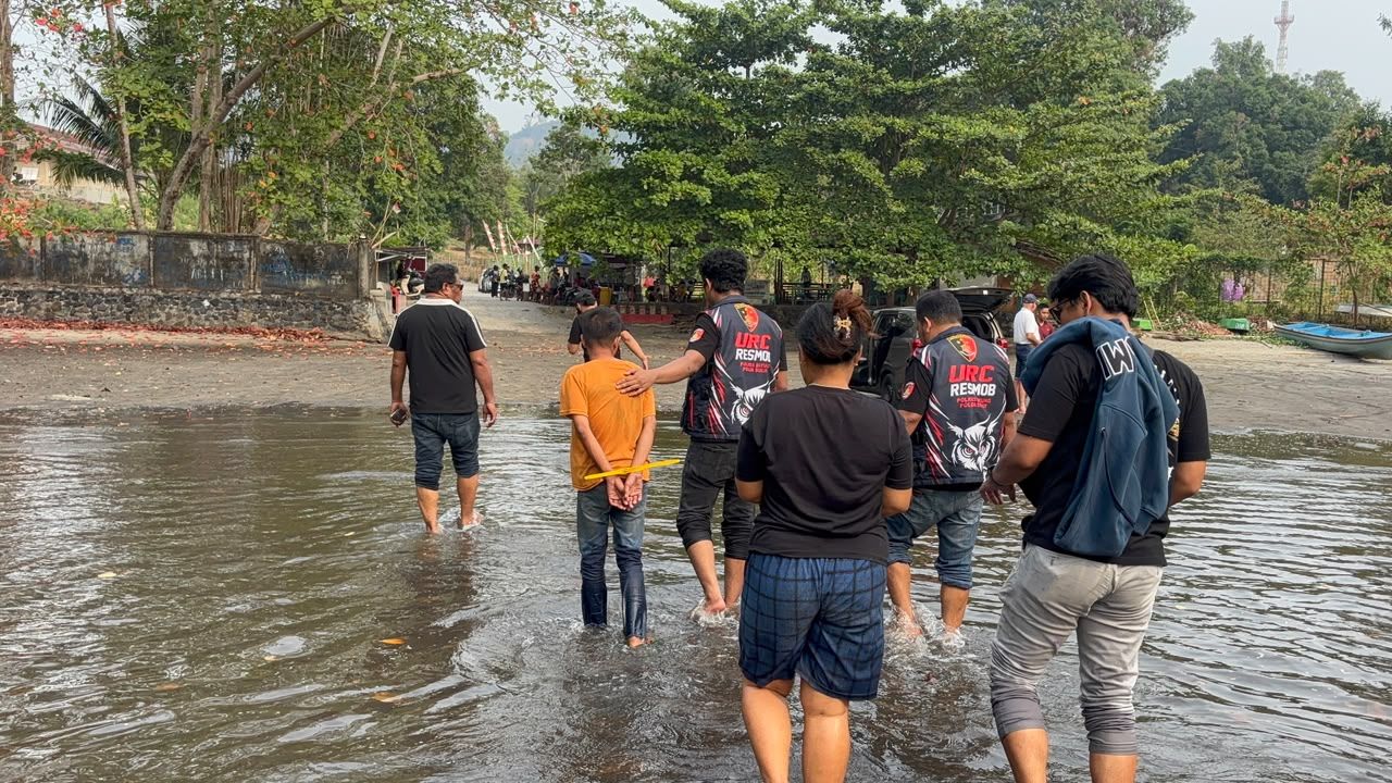 Satreskrim Polres Bitung Kejar & Amankan Tersangka Penggelapan Motor hingga Bunaken