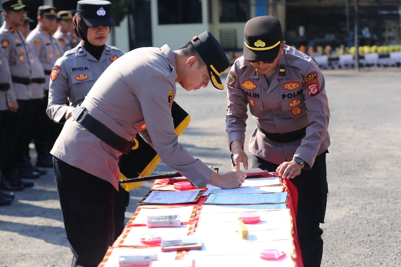 Sejumlah Pejabat Utama Dan Kapolsek Berganti, Kapolres Tekankan Pelayanan Masyarakat