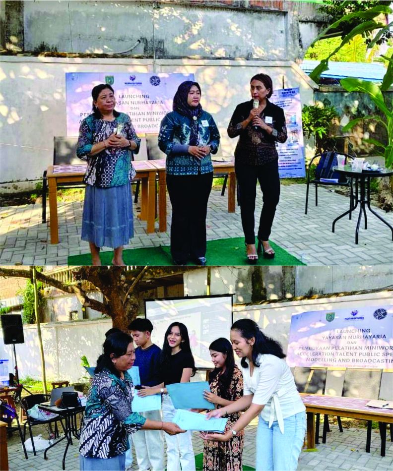 Sekda Barsel Ita Minarni Diwakili Asisten III Eko Hermansyah Resmikan Yayasan Nurhayaria di Cafe Info X Buntok