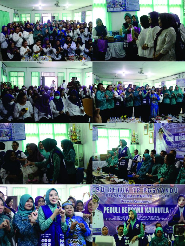 Tim Pembina Provinsi Kalteng Laksanakan Kunjungan dan Sosialisasi Pembinaan Posyandu di Kabupaten Barito Selatan