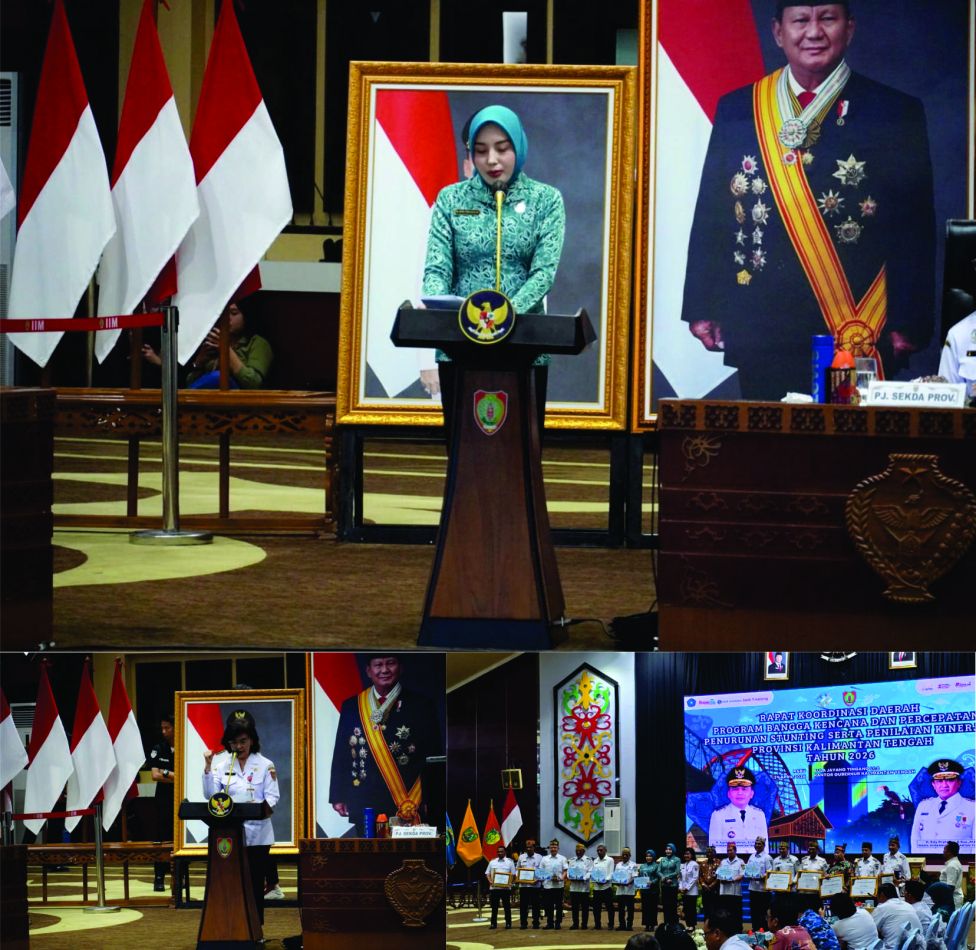 Wakil Bupati Barito Selatan Hadiri Penilaian Kinerja Stunting Tahun 2026 di Aula Jayang Tingang Palangka Raya