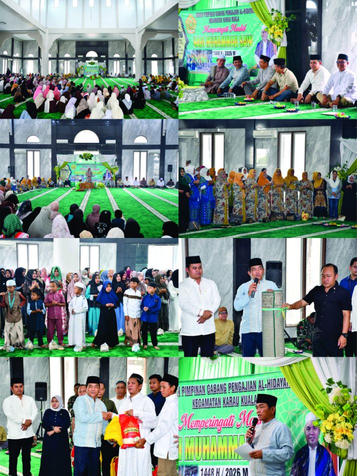 Wakil Bupati Barito Selatan Hadiri Peringatan Maulid Nabi di Masjid Besar Hidayatussalikin