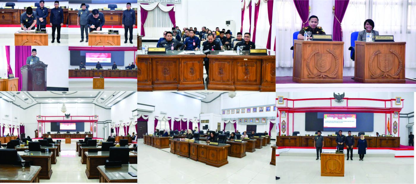 Wakil Bupati Barito Selatan Hadiri Rapat Paripurna ke-18 Masa Persidangan I DPRD Kab Barsel