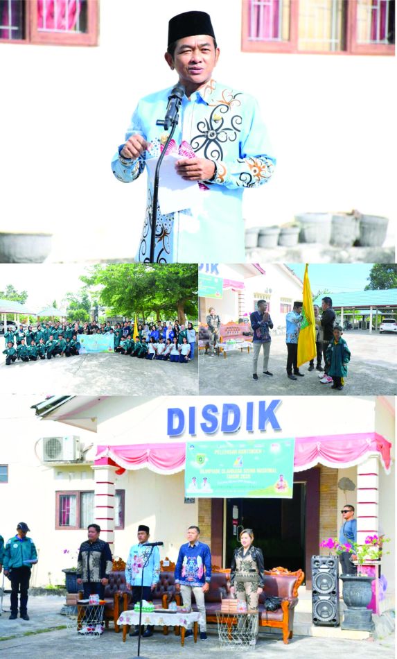 Wakil Bupati Barito Selatan Resmi Lepas Kontingen O2SN SD dan SMP Menuju Tingkat Provinsi Kalteng 2026