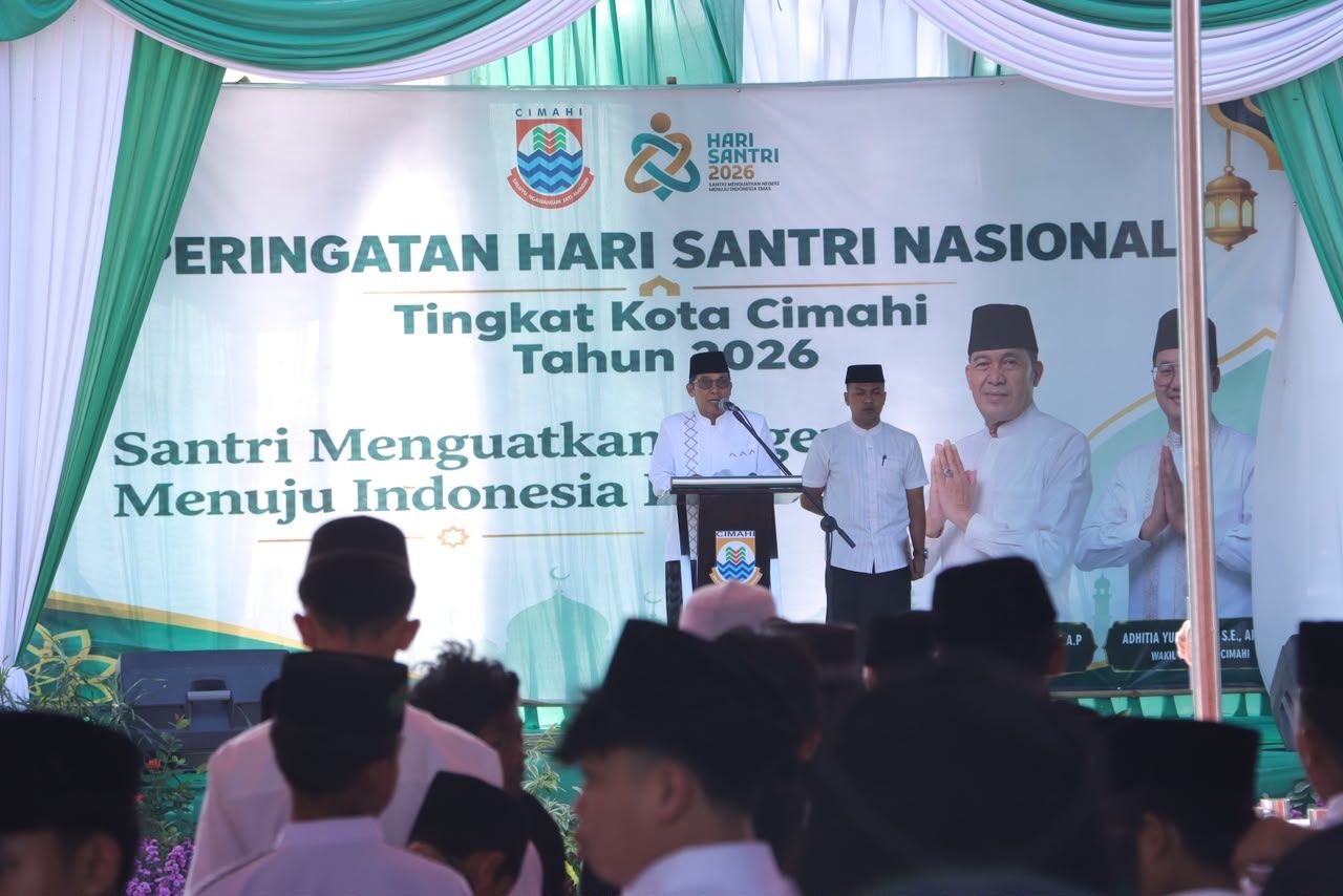 Wali Kota Cimahi Ngatiyana Dorong Santri Kuasai Ilmu, Akhlak, dan Teknologi AI